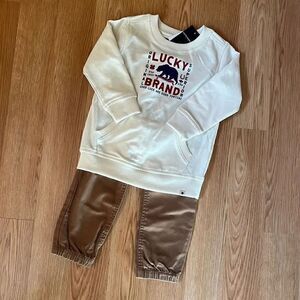 Lucky Brand Size 4T 2-Piece Pant Set